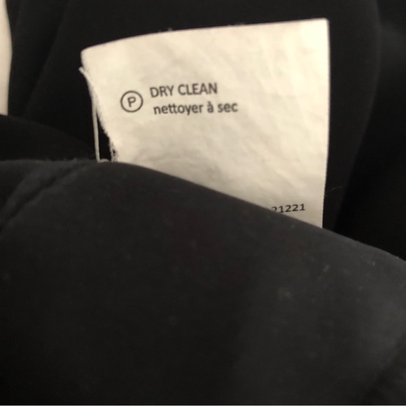 Vince Black Dress High Waisted Cropped Trousers Size S - Picture 8 of 10